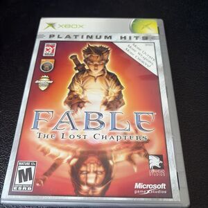 Fable The Lost Chapters Complete In Box (Microsoft Xbox, 2005) Platinum Hits